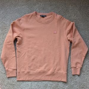 Acne Studios Fairview Face Sweater Pink Large